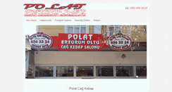 Desktop Screenshot of polatcagkebap.com